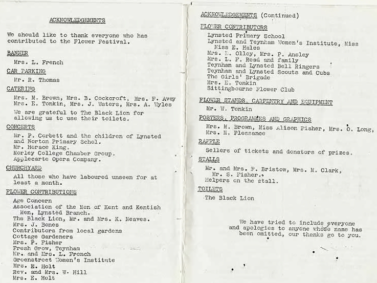 &quot;Saints and Seasons&quot; - Programme 7